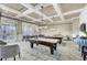 Bright recreational area with two pool tables and ample space for entertaining at 1160 Old Field Dr, Summerville, SC 29483