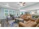Spacious living area featuring ample seating, natural light, and a seamless flow for entertaining and gatherings at 1160 Old Field Dr, Summerville, SC 29483