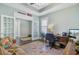 Large office space features stylish French doors, a large work space, and comfortable seating at 1160 Old Field Dr, Summerville, SC 29483