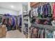 Spacious walk-in closet with ample shelving and hanging space provides maximum storage potential at 1160 Old Field Dr, Summerville, SC 29483