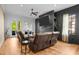 Inviting living room featuring hardwood floors, a ceiling fan and natural light at 1188 Quick Rabbit Loop, Charleston, SC 29414
