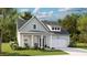 Charming single-Gathering home with a manicured lawn, covered front porch, and a two-car garage at 145 Threaded Fern St, Summerville, SC 29485