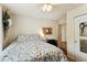 Relaxing bedroom offers a ceiling fan for air circulation and study desk at 161 Brittondale Rd, Summerville, SC 29485