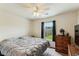 Bright bedroom with ceiling fan, window, and dresser at 161 Brittondale Rd, Summerville, SC 29485