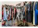 Walk-in closet equipped with ample storage shelving and hanging space, maximizing organization and convenience at 161 Brittondale Rd, Summerville, SC 29485