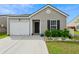 Charming single-story home with a one-car garage and landscaped front yard at 161 Brittondale Rd, Summerville, SC 29485
