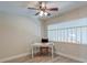 Bright bedroom featuring a desk, a chair, and a well-lit window at 165 River Breeze Dr, Charleston, SC 29407