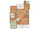 Detailed floor plan showcasing the layout of the home with bedrooms, kitchen, and living spaces at 184 Clearblue Loop, Summerville, SC 29486