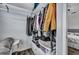Walk-in closet provides ample storage space for all of your clothing and accessories at 2004 Hammond Dr, Mount Pleasant, SC 29466