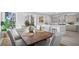 Bright dining room with a wooden table and stylish decor at 213 Terrace View Dr, Summerville, SC 29486