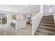 Modern kitchen with stainless steel appliances and a central island with bar stool seating at 213 Terrace View Dr, Summerville, SC 29486