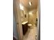 This bathroom features a shower and vanity with lots of storage at 227 Fishburne St, Charleston, SC 29403