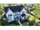 Aerial view of a stunning two-story home with manicured landscaping and lush greenery at 2805 Stay Sail Way, Mount Pleasant, SC 29466