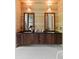 Bathroom features a double vanity, two mirrors, and modern fixtures at 2885 Plow Ground Rd, Johns Island, SC 29455