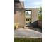 Eye-catching wall decorates an exterior doorway leading to the main house at 2885 Plow Ground Rd, Johns Island, SC 29455