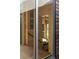View through glass to a well-lit hallway with modern decor and wooden finishes at 2885 Plow Ground Rd, Johns Island, SC 29455