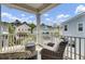 Balcony area with comfortable seating and scenic neighborhood views at 2928 Tranquility Rd, Mount Pleasant, SC 29466
