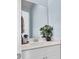 Bright bathroom vanity with a white countertop, silver faucet, and light blue walls creating a serene space at 2928 Tranquility Rd, Mount Pleasant, SC 29466
