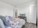 Bright bedroom with a bed, soft pillows, and modern decor elements at 2928 Tranquility Rd, Mount Pleasant, SC 29466