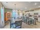 Spacious open-concept living area connecting the kitchen, dining, and living spaces for seamless entertaining at 302 Fox Gap Rd, Summerville, SC 29486