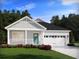 Charming single-Gathering home featuring a covered porch, two-car garage, and well-manicured lawn at 324 Calm Water Way, Summerville, SC 29486
