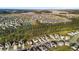 Aerial view showcases the neighborhood's spacious layout, landscaping and cohesive architectural design at 332 Long Pier St, Summerville, SC 29486