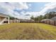 Large, fenced backyard offering privacy and ample space for outdoor activities and landscaping at 369 Spruce Ivy St, Moncks Corner, SC 29461