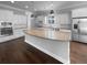 Modern kitchen featuring granite countertops, stainless steel appliances, and dark hardwood floors at 3700 Maidstone Dr, Mount Pleasant, SC 29466