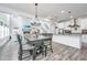 Open concept living room, dining room and kitchen with lots of natural light at 4314 Cotton Flt Rd, Summerville, SC 29485