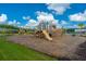 Community playground featuring a slide and a ship-themed wooden climbing structure, ideal for  at 4314 Cotton Flt Rd, Summerville, SC 29485