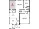 This is a floor plan showing the layout of the first story of the house at 455 White Magnolia St, Moncks Corner, SC 29461