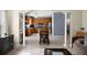 Open-concept living area with view of the kitchen and a bar table at 5224 Stonewall Dr, Summerville, SC 29485