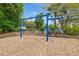 Community playground with a swing set offering a fun and safe play environment at 5224 Stonewall Dr, Summerville, SC 29485