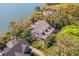 Breathtaking aerial view of sprawling estate homes with waterfront views and lush, green surroundings at 66 New Settlement Rd, Kiawah Island, SC 29455