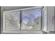 Window featuring blinds offering natural light and neighborhood views at 8644 Roanoke Dr, North Charleston, SC 29406