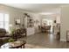 Open-concept living area leading to the dining area at 10032 Randall, McClellanville, SC 29458