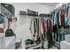 Spacious walk-in closet with built in racks, shelves, hanging rods, and lots of storage space at 106 Lakelyn Rd, Moncks Corner, SC 29461