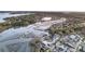 Beautiful aerial shot of a neighborhood with waterfront properties and lush greenery at 1063 Hills Plantation Dr, Charleston, SC 29412