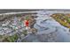 Aerial view of waterfront community shows proximity to natural landscapes and waterways at 1063 Hills Plantation Dr, Charleston, SC 29412
