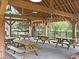 Covered pavilion area featuring picnic tables and overhead lighting at 1063 Hills Plantation Dr, Charleston, SC 29412
