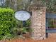 Entrance sign to Freeman's Point on James Island, with brick pillar and lush landscaping at 1063 Hills Plantation Dr, Charleston, SC 29412