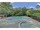 Community pool and hot tub featuring ample deck space and meticulous landscaping at 123 Dasharon Ln, Goose Creek, SC 29445