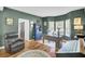 Inviting office space with hardwood floors, built-in shelving, and natural light at 123 Dasharon Ln, Goose Creek, SC 29445