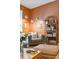 Cozy seating area with comfortable armchair and stylish bookshelf at 1411 River Front Dr, Charleston, SC 29407