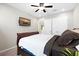 Inviting bedroom featuring a ceiling fan, TV, and large closet at 143 Basket Grass Ln, Summerville, SC 29486