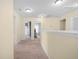 Bright hallway with neutral tones and carpet flooring connects the bedrooms on the upper level at 143 Basket Grass Ln, Summerville, SC 29486
