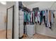 Spacious walk-in closet with wire shelving and plenty of storage for clothes at 143 Basket Grass Ln, Summerville, SC 29486