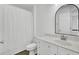 Bathroom featuring a white vanity, toilet, tub and shower at 150 Sugar Magnolia Way, Charleston, SC 29414