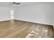Spacious bedroom with new door and wood-look floors at 150 Sugar Magnolia Way, Charleston, SC 29414