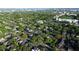 Gorgeous aerial view of charming neighborhood and beautiful buildings with mature trees and manicured green spaces at 17 8Th Ave # 17G, Charleston, SC 29403